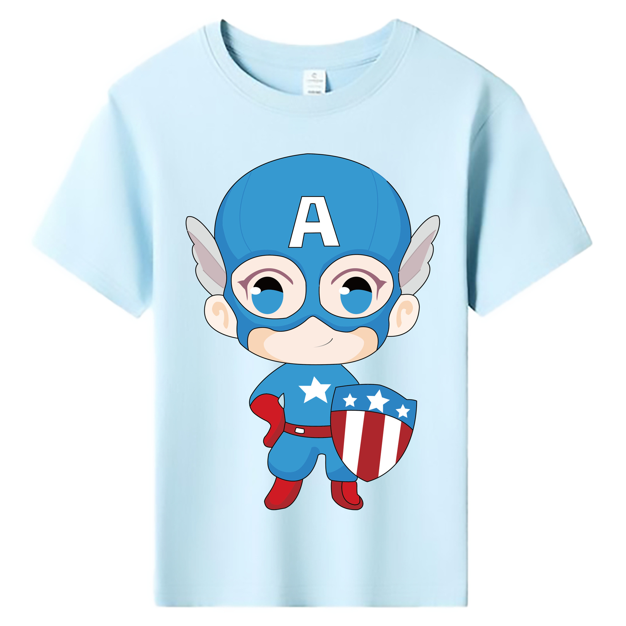 （画像用） アベンジャーズ The Avengers 綿100％キッズTシャツ（フロントプリント）